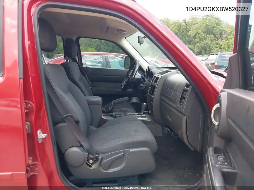 2011 Dodge Nitro Se VIN: 1D4PU2GKXBW520327 Lot: 42582828