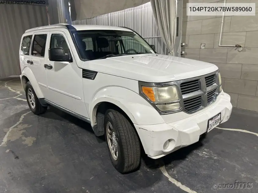 2011 Dodge Nitro Se VIN: 1D4PT2GK7BW589060 Lot: 42649632