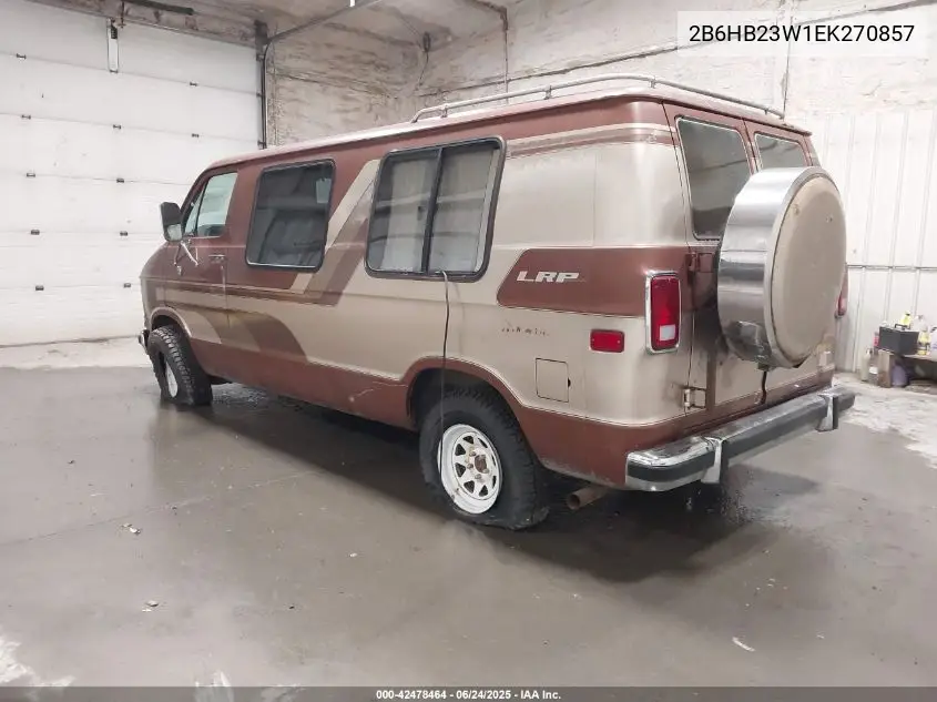 1984 Dodge Ram Van B250 VIN: 2B6HB23W1EK270857 Lot: 42478464