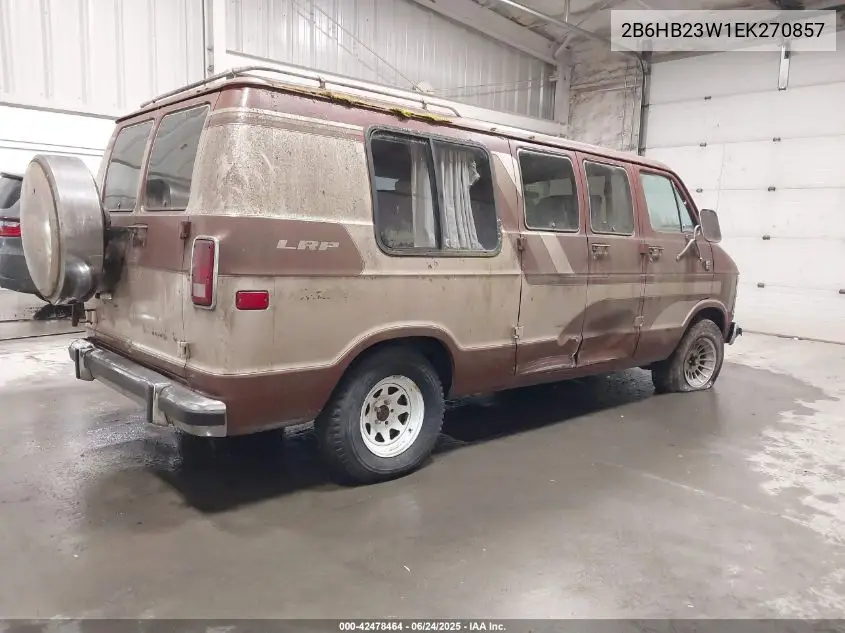 1984 Dodge Ram Van B250 VIN: 2B6HB23W1EK270857 Lot: 42478464