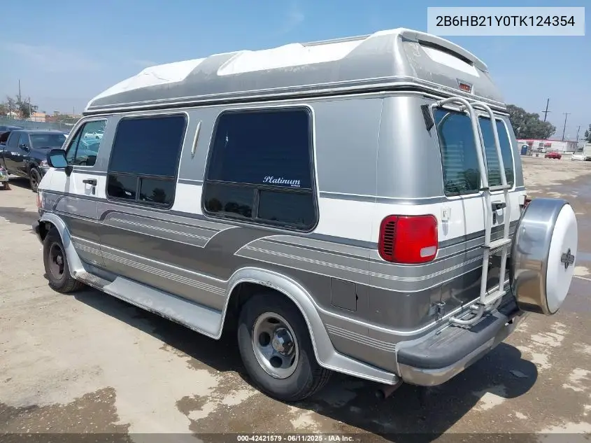 1996 Dodge Ram Van B2500 VIN: 2B6HB21Y0TK124354 Lot: 42421579
