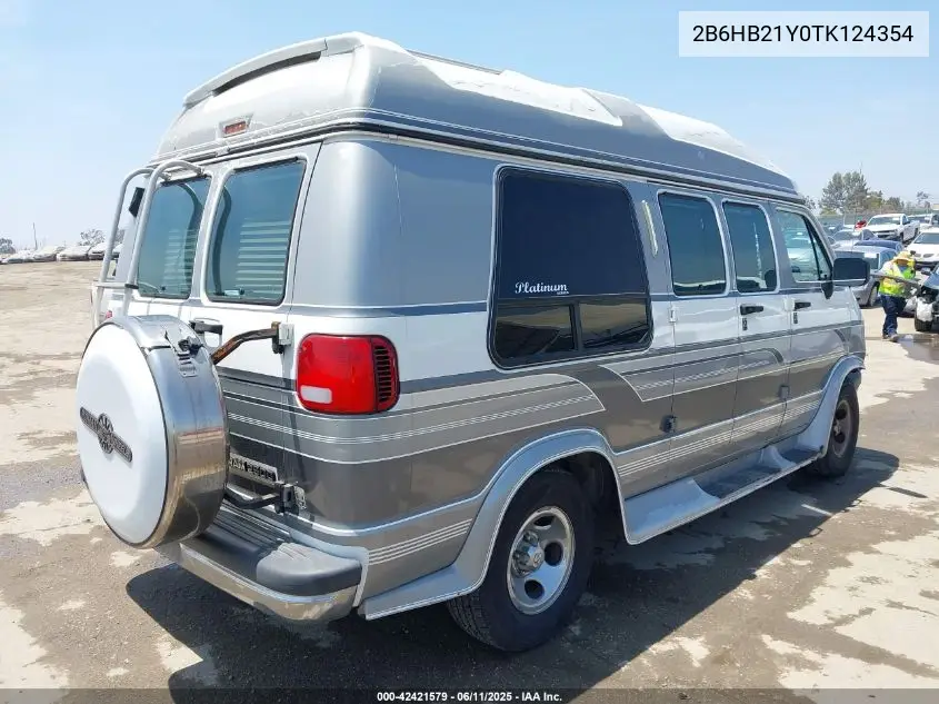 1996 Dodge Ram Van B2500 VIN: 2B6HB21Y0TK124354 Lot: 42421579