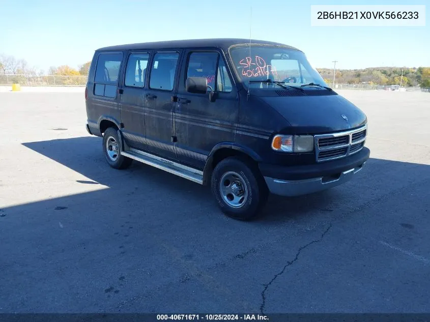 1997 Dodge Ram Van B2500 VIN: 2B6HB21X0VK566233 Lot: 40671671