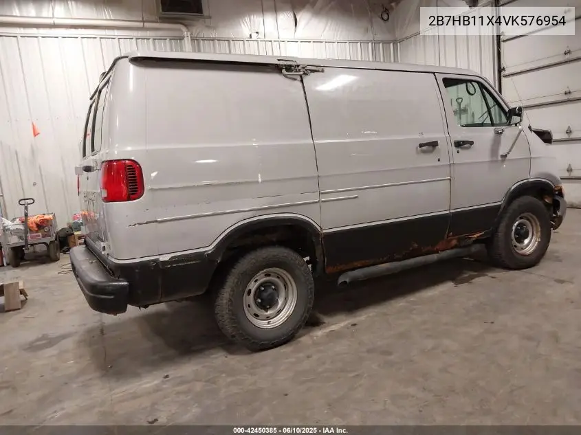 1997 Dodge Ram Van 1500 Commercial VIN: 2B7HB11X4VK576954 Lot: 42450385