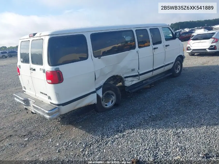 1999 Dodge Ram Wagon 3500 VIN: 2B5WB35Z6XK541889 Lot: 42508981