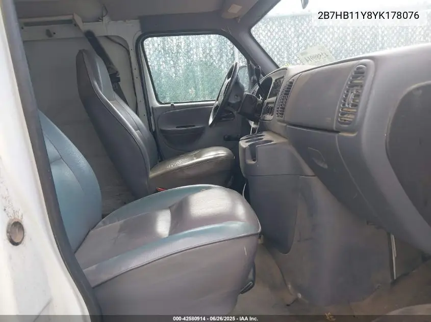 2000 Dodge Ram Van 1500 Conversion VIN: 2B7HB11Y8YK178076 Lot: 42580914