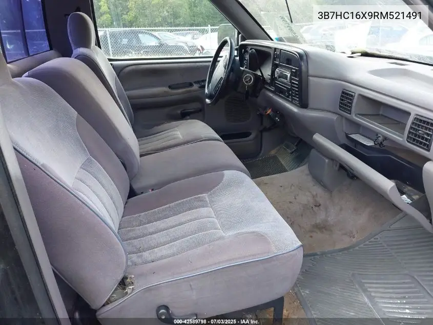 1994 Dodge Ram 1500 VIN: 3B7HC16X9RM521491 Lot: 42589798
