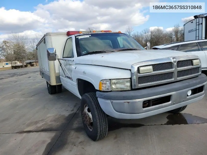 1995 Dodge Ram 3500 VIN: 1B6MC3657SS310848 Lot: 42262601
