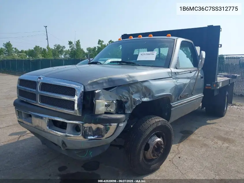 1995 Dodge Ram 3500 VIN: 1B6MC36C7SS312775 Lot: 42520096