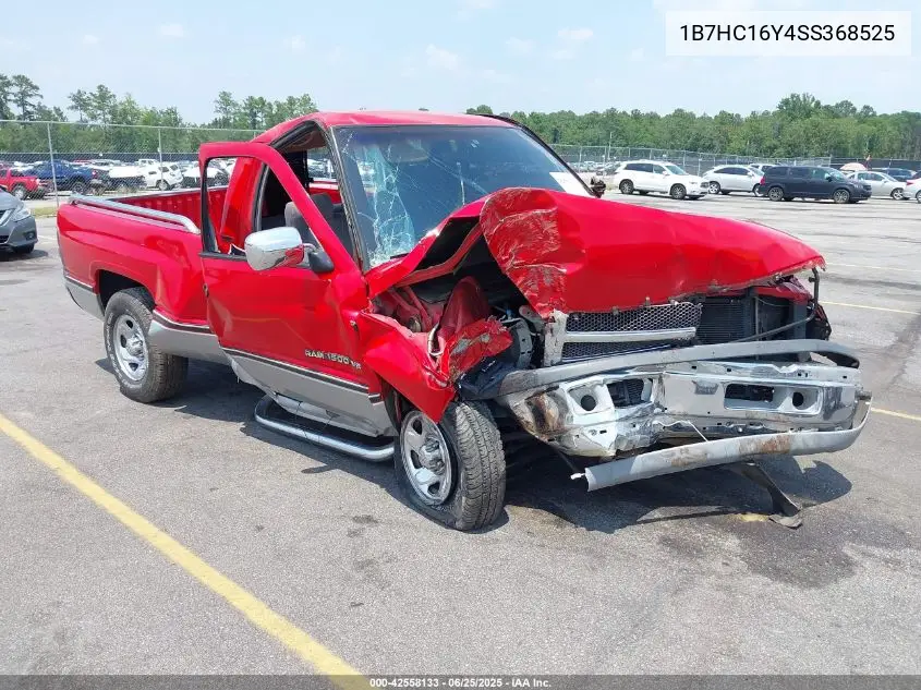 1995 Dodge Ram 1500 VIN: 1B7HC16Y4SS368525 Lot: 42558133