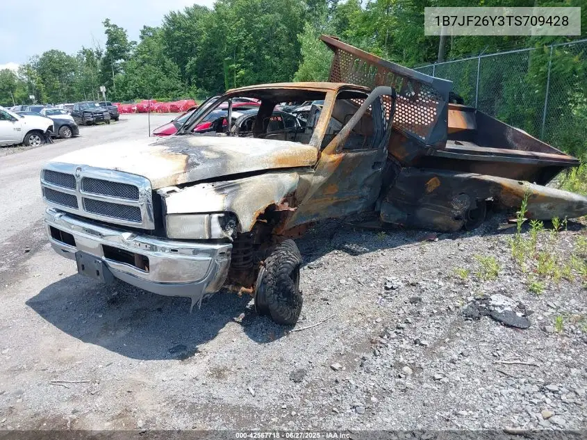1996 Dodge Ram 2500 VIN: 1B7JF26Y3TS709428 Lot: 42567718