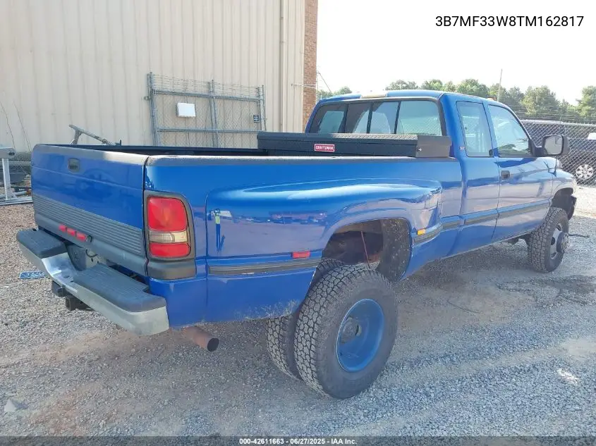1996 Dodge Ram 3500 VIN: 3B7MF33W8TM162817 Lot: 42611663