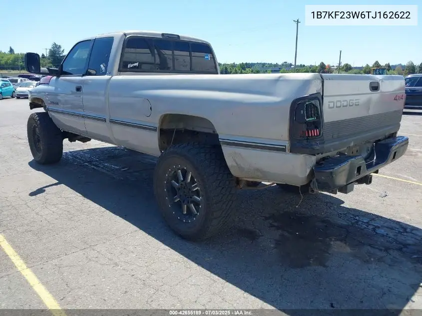 1996 Dodge Ram 2500 VIN: 1B7KF23W6TJ162622 Lot: 42655189