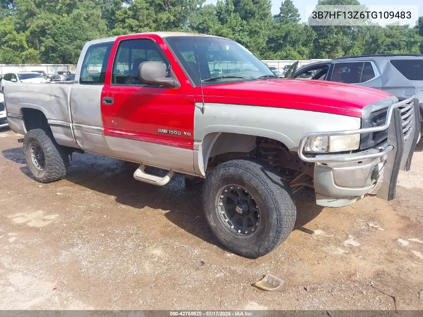 1996 Dodge Ram 1500 VIN: 3B7HF13Z6TG109483 Lot: 42765925
