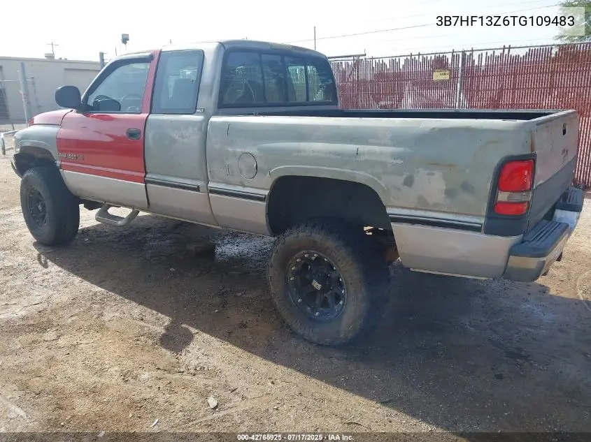 1996 Dodge Ram 1500 VIN: 3B7HF13Z6TG109483 Lot: 42765925