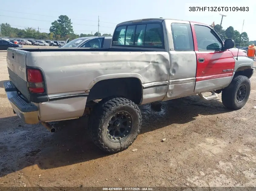 1996 Dodge Ram 1500 VIN: 3B7HF13Z6TG109483 Lot: 42765925