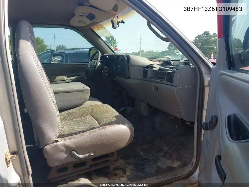 1996 Dodge Ram 1500 VIN: 3B7HF13Z6TG109483 Lot: 42765925