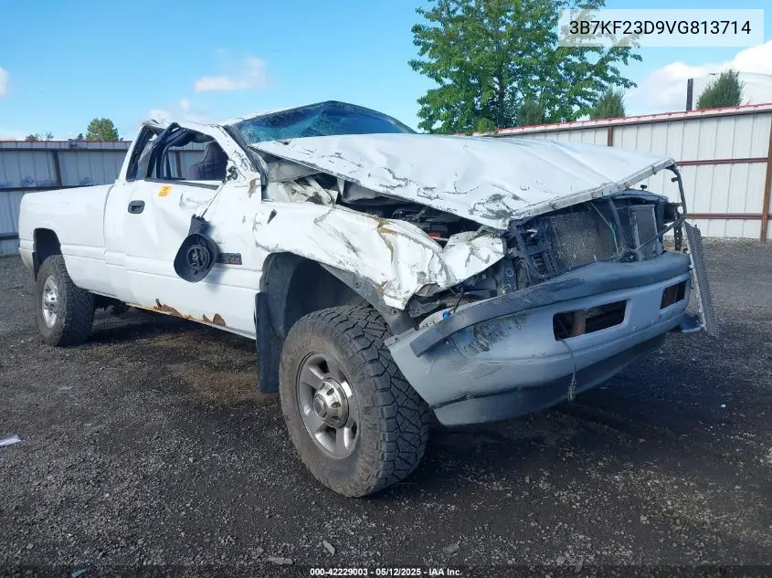 1997 Dodge Ram 2500 St VIN: 3B7KF23D9VG813714 Lot: 42229003