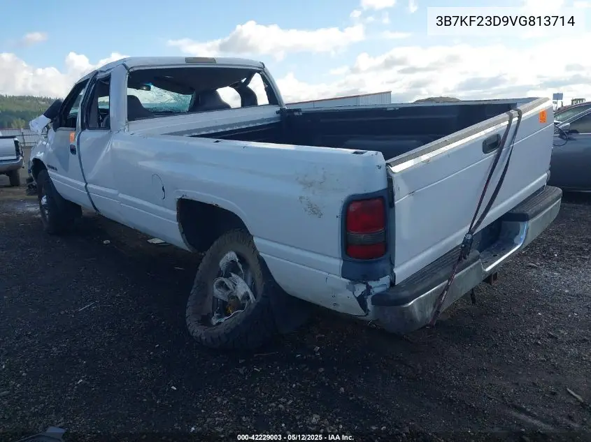 1997 Dodge Ram 2500 St VIN: 3B7KF23D9VG813714 Lot: 42229003