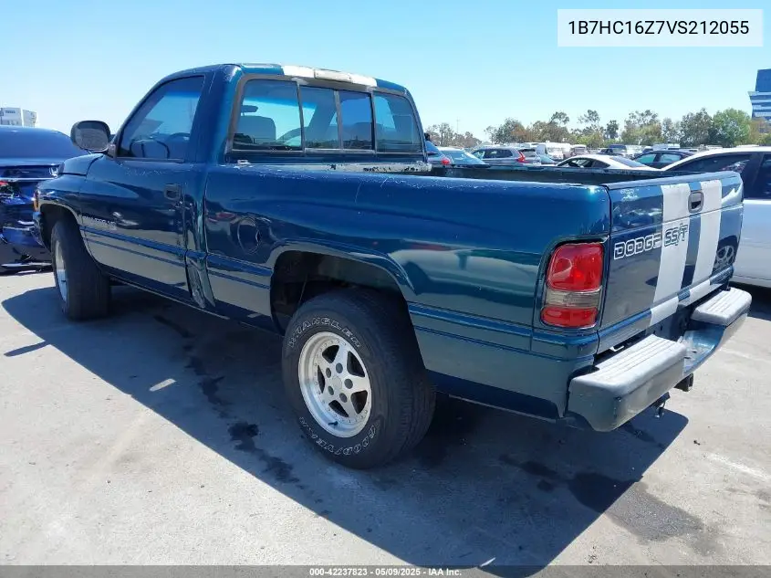 1997 Dodge Ram 1500 Lt VIN: 1B7HC16Z7VS212055 Lot: 42237823