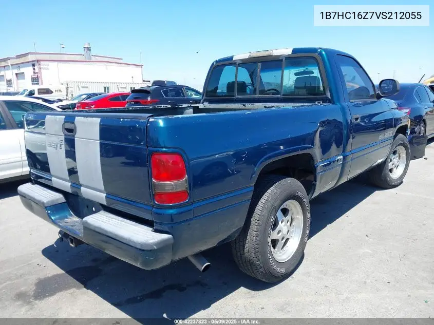 1997 Dodge Ram 1500 Lt VIN: 1B7HC16Z7VS212055 Lot: 42237823