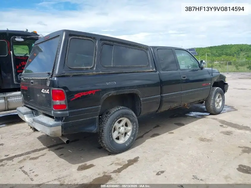 1997 Dodge Ram 1500 St VIN: 3B7HF13Y9VG814594 Lot: 42248461