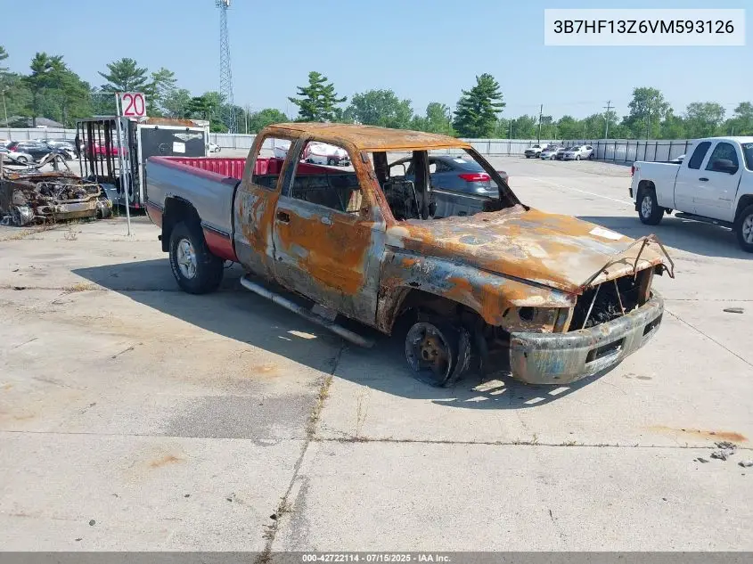 1997 Dodge Ram 1500 St VIN: 3B7HF13Z6VM593126 Lot: 42722114