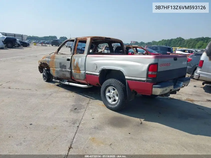 1997 Dodge Ram 1500 St VIN: 3B7HF13Z6VM593126 Lot: 42722114