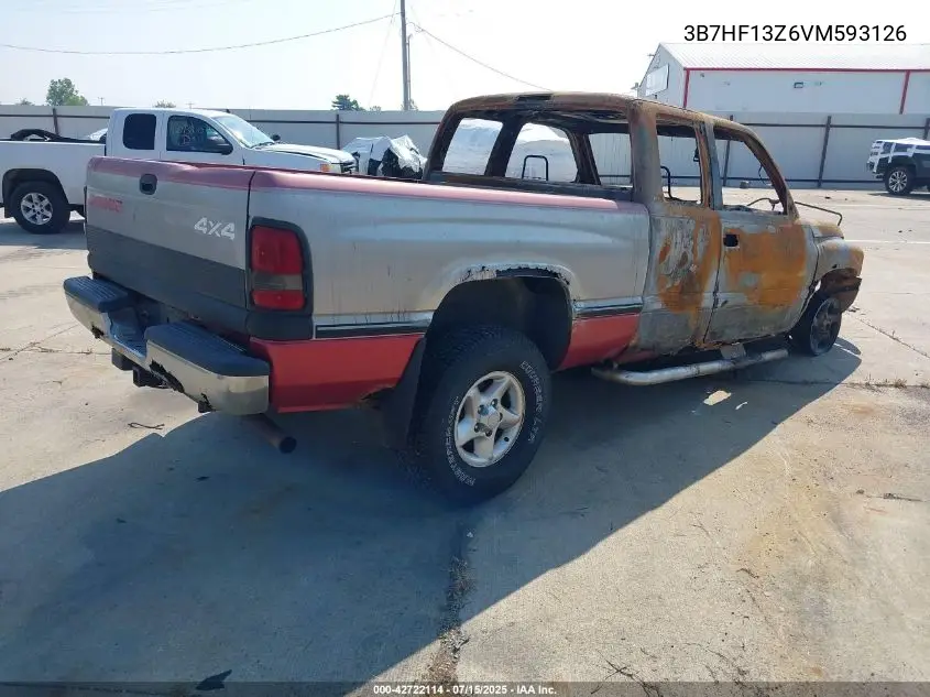1997 Dodge Ram 1500 St VIN: 3B7HF13Z6VM593126 Lot: 42722114
