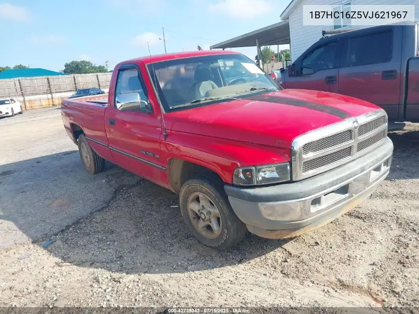 1997 Dodge Ram 1500 Lt VIN: 1B7HC16Z5VJ621967 Lot: 42739343