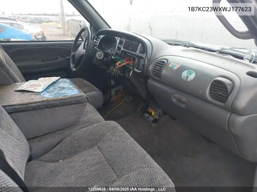 1998 Dodge Ram 2500 St VIN: 1B7KC23WXWJ177623 Lot: 12289628