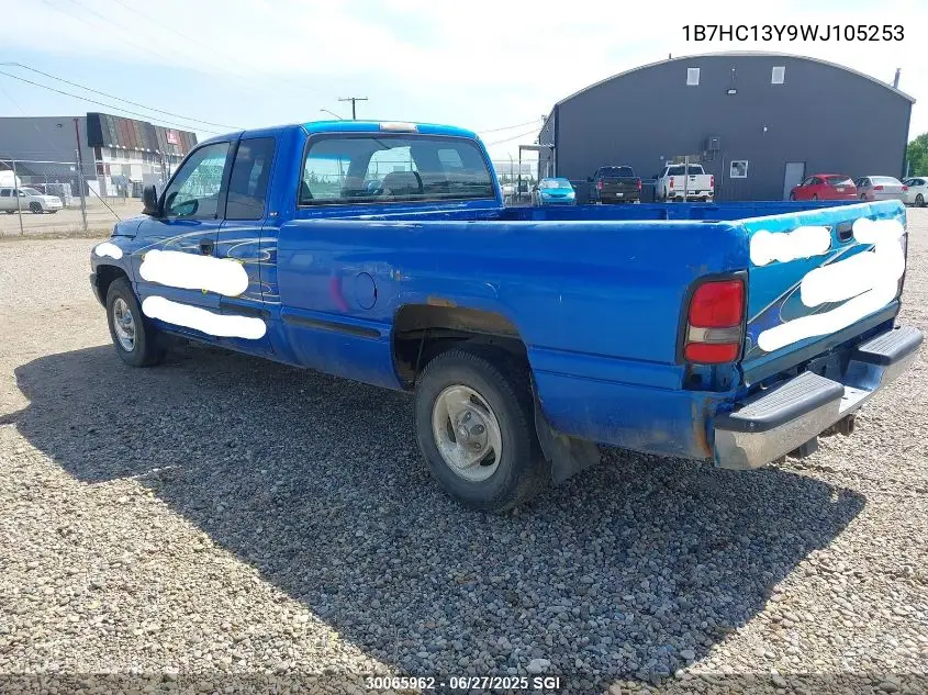 1998 Dodge Ram 1500 VIN: 1B7HC13Y9WJ105253 Lot: 30065962