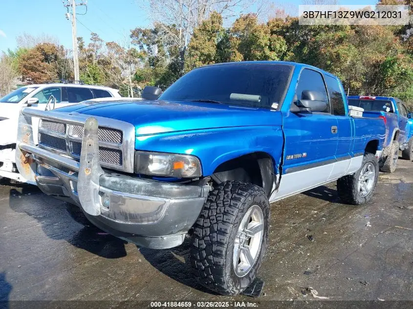 1998 Dodge Ram 1500 St VIN: 3B7HF13Z9WG212031 Lot: 41884659