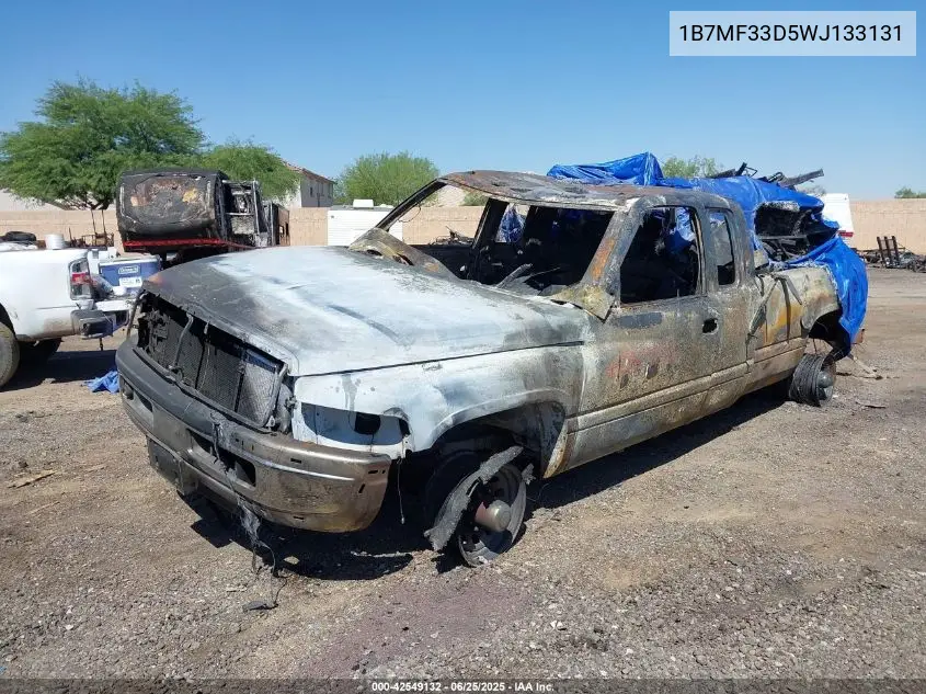 1998 Dodge Ram 3500 VIN: 1B7MF33D5WJ133131 Lot: 42549132