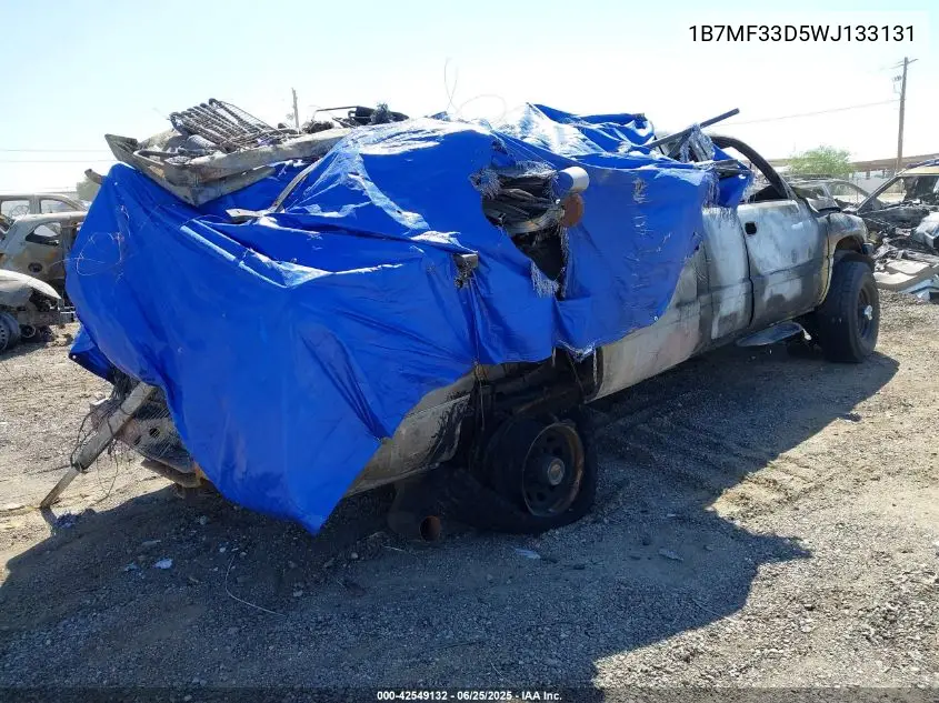 1998 Dodge Ram 3500 VIN: 1B7MF33D5WJ133131 Lot: 42549132