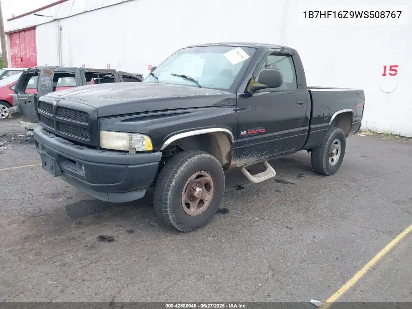 1998 Dodge Ram 1500 VIN: 1B7HF16Z9WS508767 Lot: 42580046