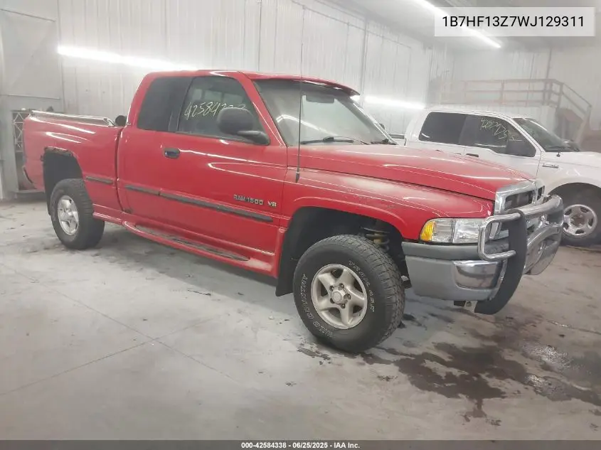 1998 Dodge Ram 1500 St VIN: 1B7HF13Z7WJ129311 Lot: 42584338