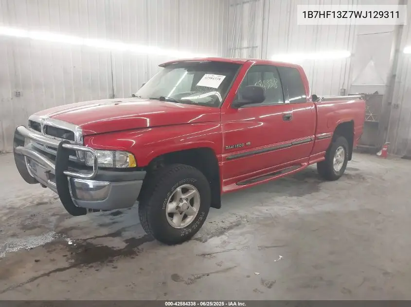 1998 Dodge Ram 1500 St VIN: 1B7HF13Z7WJ129311 Lot: 42584338