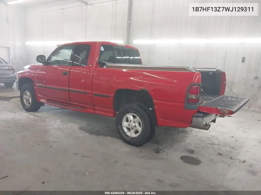 1998 Dodge Ram 1500 St VIN: 1B7HF13Z7WJ129311 Lot: 42584338