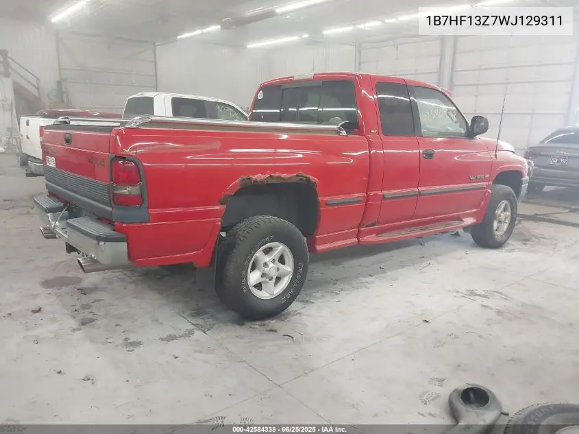 1998 Dodge Ram 1500 St VIN: 1B7HF13Z7WJ129311 Lot: 42584338