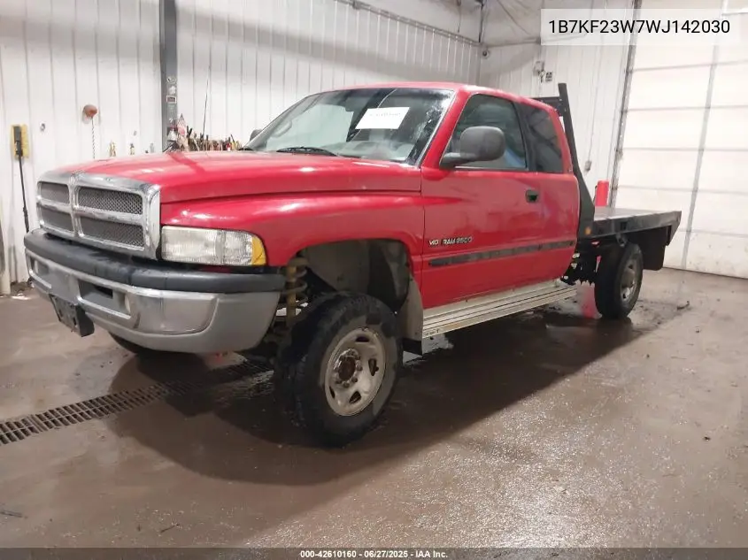 1998 Dodge Ram 2500 St VIN: 1B7KF23W7WJ142030 Lot: 42610160