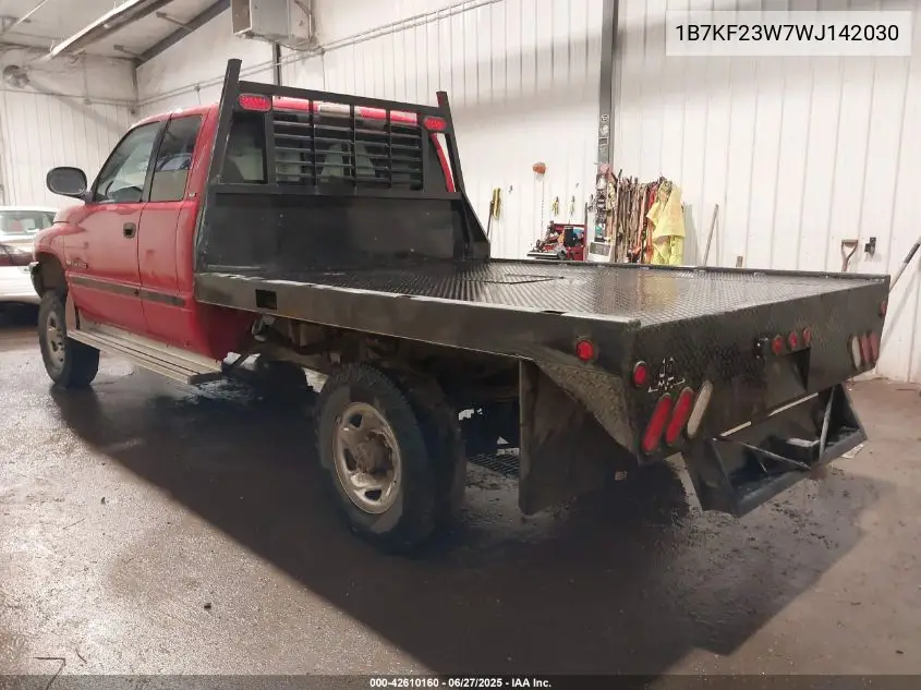1998 Dodge Ram 2500 St VIN: 1B7KF23W7WJ142030 Lot: 42610160