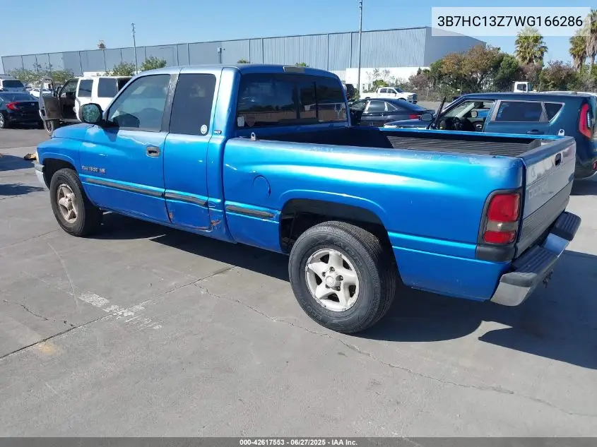 1998 Dodge Ram 1500 St VIN: 3B7HC13Z7WG166286 Lot: 42617553