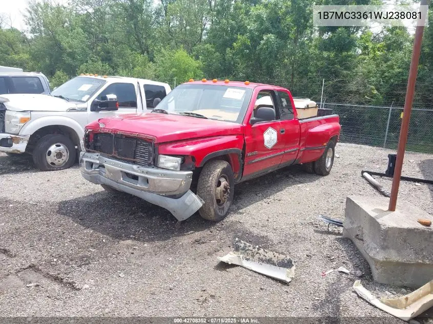 1998 Dodge Ram 3500 St VIN: 1B7MC3361WJ238081 Lot: 42708352
