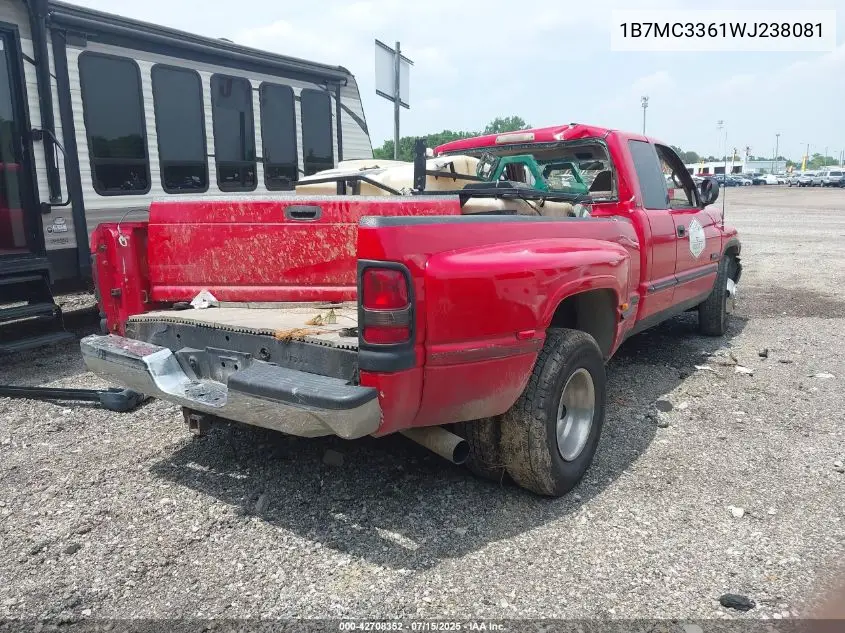 1998 Dodge Ram 3500 St VIN: 1B7MC3361WJ238081 Lot: 42708352