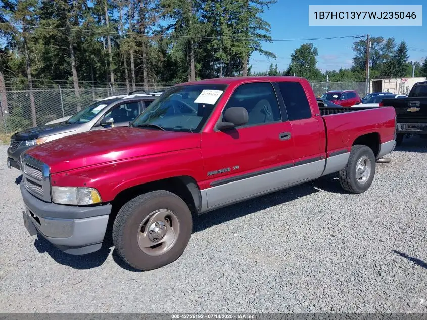 1998 Dodge Ram 1500 St VIN: 1B7HC13Y7WJ235046 Lot: 42726192