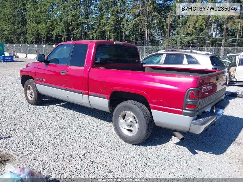 1998 Dodge Ram 1500 St VIN: 1B7HC13Y7WJ235046 Lot: 42726192