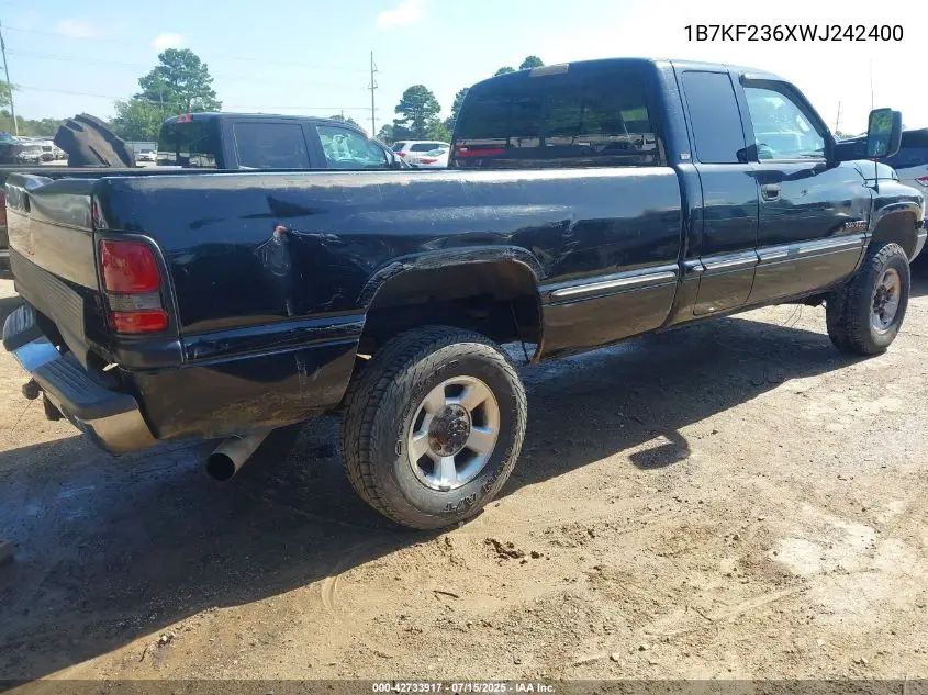 1998 Dodge Ram 2500 St VIN: 1B7KF236XWJ242400 Lot: 42733917
