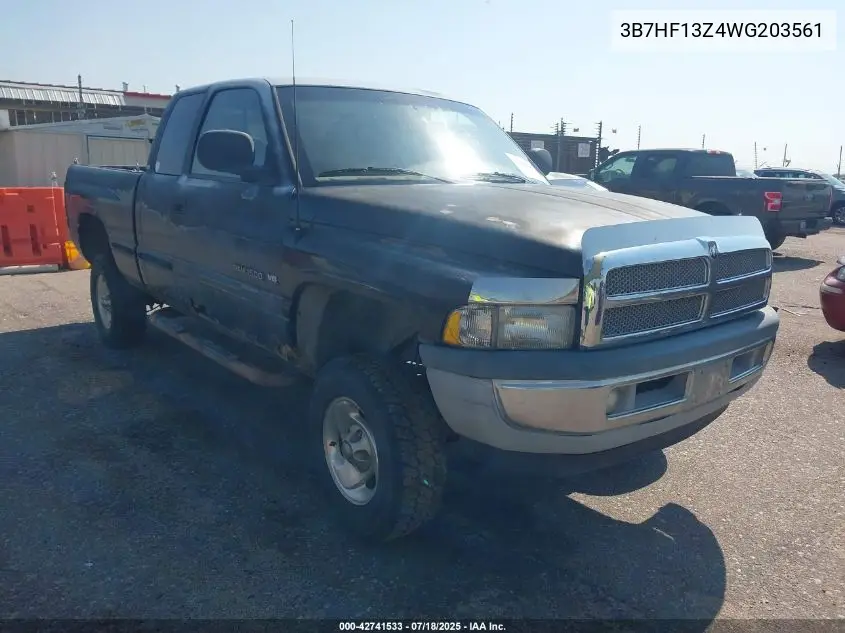 1998 Dodge Ram 1500 St VIN: 3B7HF13Z4WG203561 Lot: 42741533