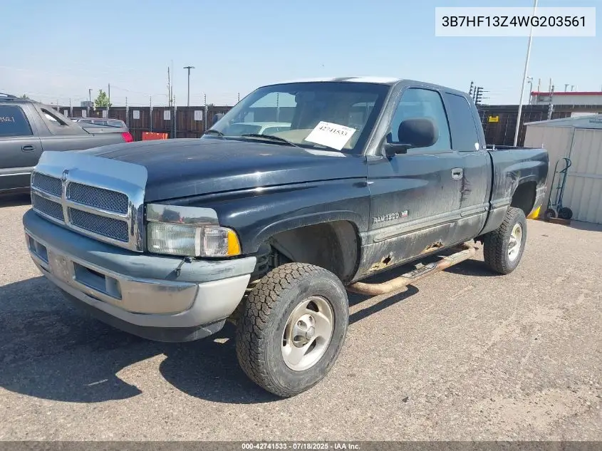 1998 Dodge Ram 1500 St VIN: 3B7HF13Z4WG203561 Lot: 42741533